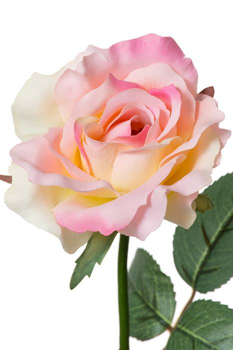 22.5" Silk Medium Rose Spray  Pink