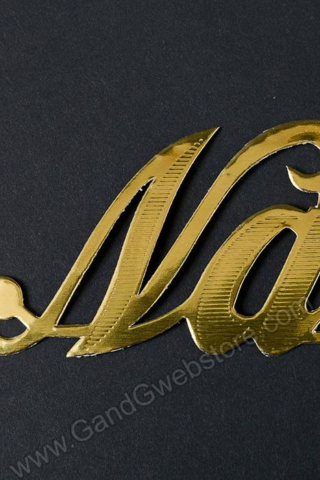 1.75" Large Paper "nana" Gold Pkg/10