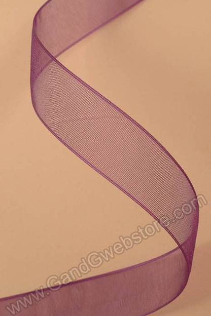 Organdy Ribbon Plum