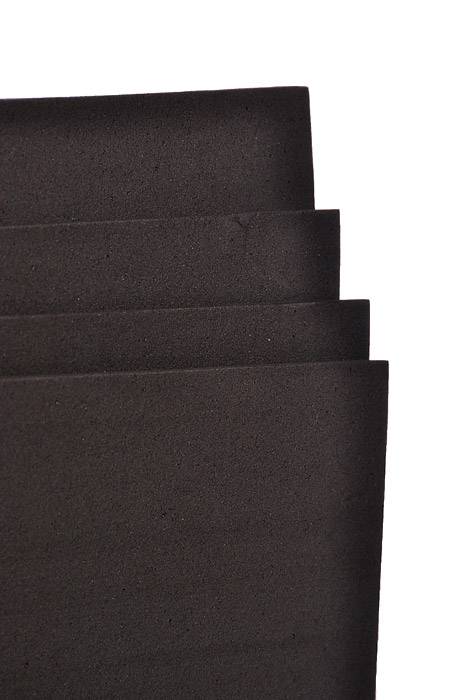 16 X 24" Eva Foam Large Sheets Black Pkg/5