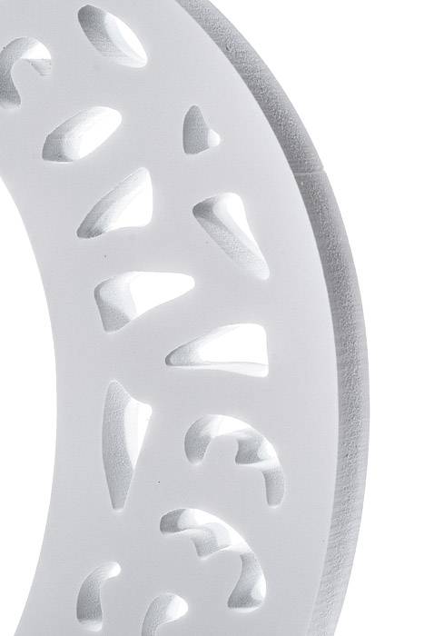 19.25" Carved Number "2" White