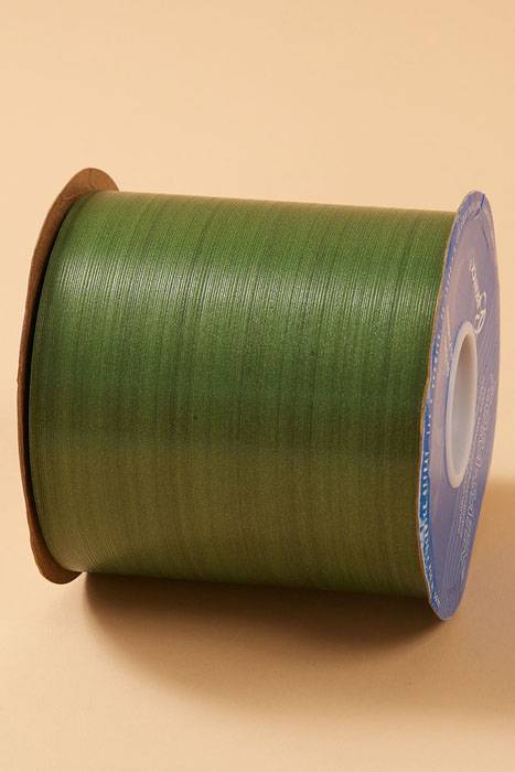 4" X 50yds Tru-life Vert Ribbon Dark Emerald