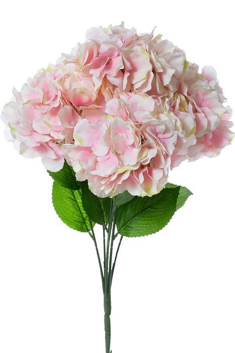 21.5" Silk Hydrangea Bush Pink