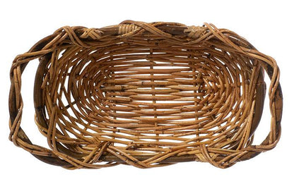 18"x 9"x 2.5" Oval Rtn Blonde Tray Natural