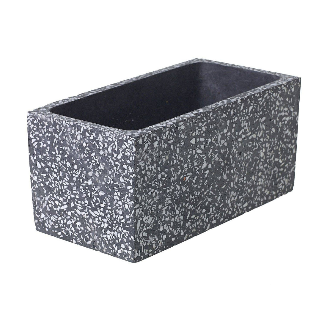 8.25" X 4.25" X 4" Greystone Planter Grey