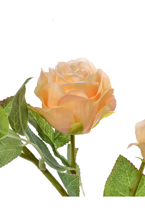 26" Silk Rose Spray Yellow