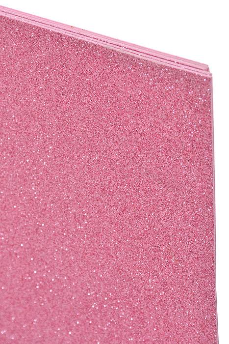 16 X 24" Eva Glitter Foam Large Sheets Pink Pkg/5
