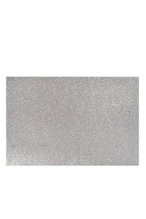 16 X 24" Eva Glitter Foam Large Sheets Silver Pkg/5