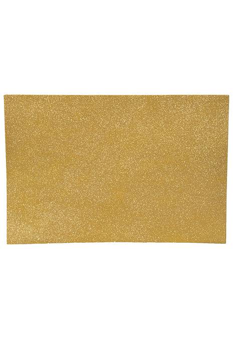 16 X 24" Eva Glitter Foam Large Sheets Gold Pkg/5