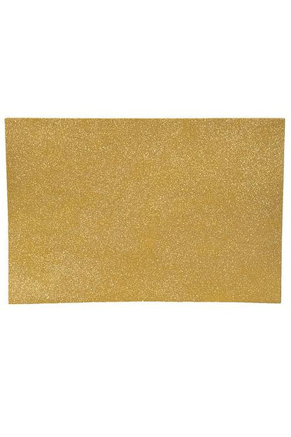 16 X 24" Eva Glitter Foam Large Sheets Gold Pkg/5