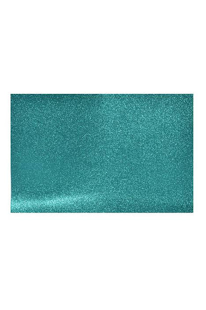 16 X 24" Eva Glitter Foam Large Sheets Teal Pkg/5