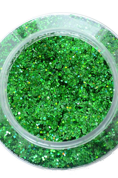 16oz X 0.035" Lazer Glitter Green