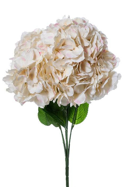 21.5" Silk Hydrangea Bush Blush Pink