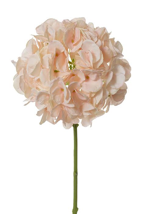 19" Silk Hydrangea Spray (Soft Pink)