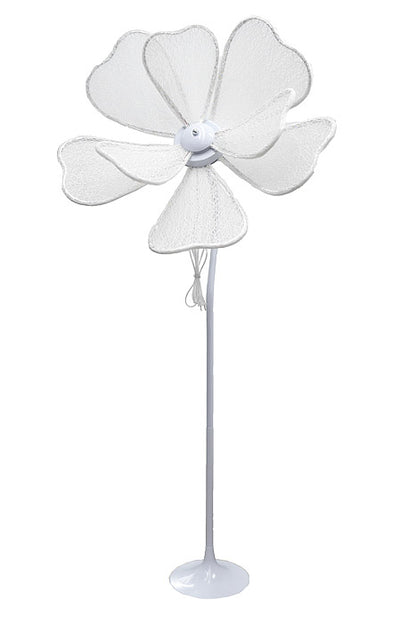 Lamp Flower Stand White Set/4