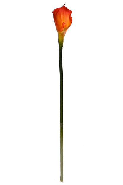 25" Calla Lily Spray Orange