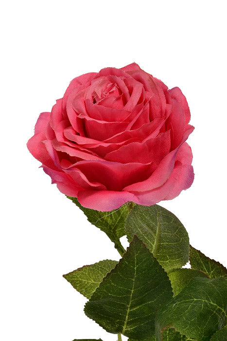 26" Silk Rose Spray Hot Pink