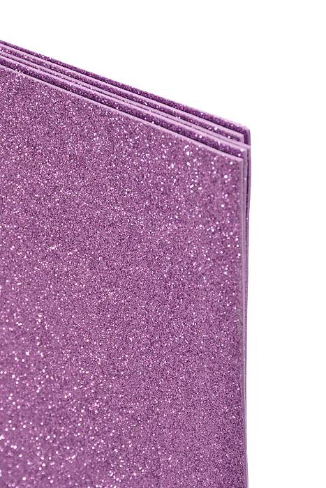 16 X 24" Eva Glitter Foam Large Sheets Lavender Pkg/5