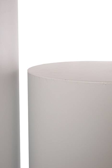 20/21.5/23.5/29.5/35.5" Metal Pedestal White