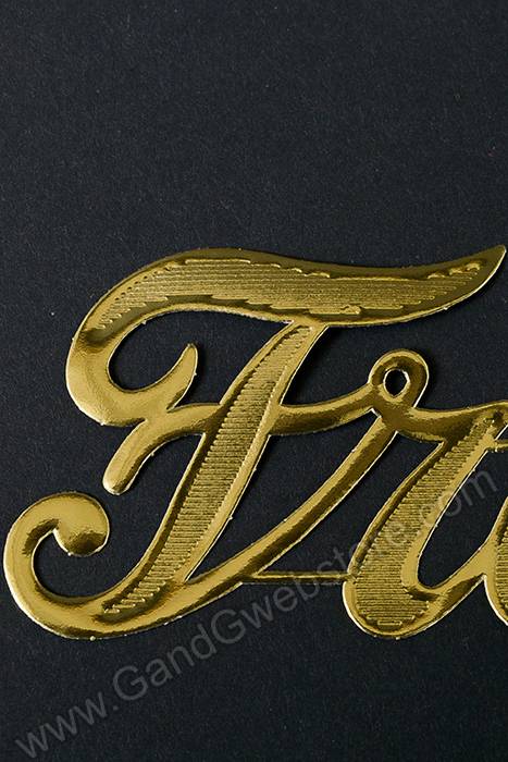 1.75" Large Paper "from" Gold Pkg/10