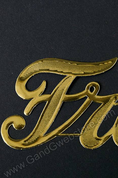 1.75" Large Paper "from" Gold Pkg/10