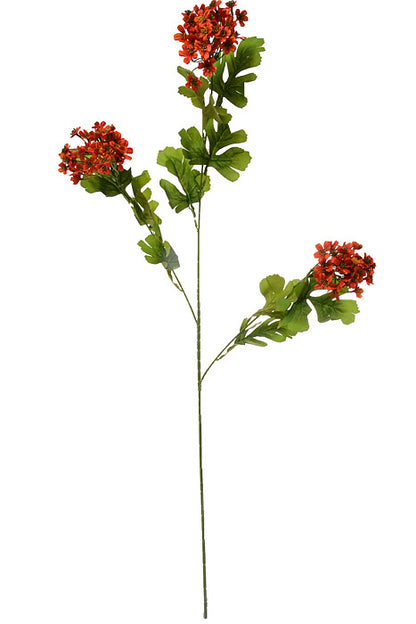 38.5" Kalanchoe Flower Spray Orange