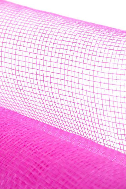 21" X 10 Yds Decorating Mesh Plain Fuchsia