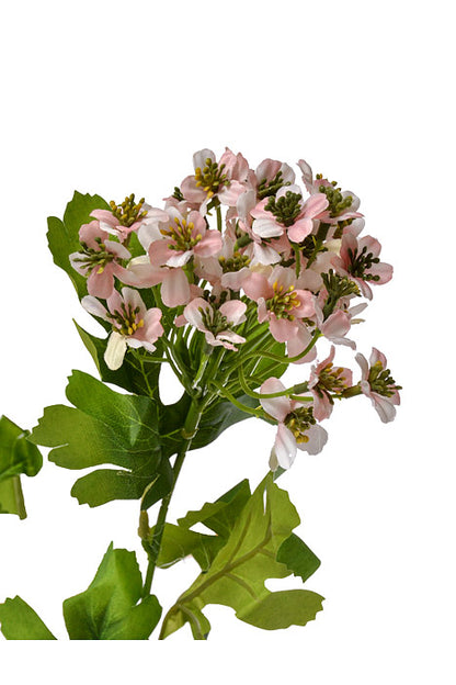 38.5" Silk Kalanchoe Flower Spray Light Pink