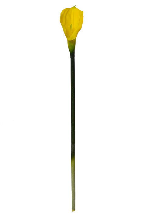 25" Calla Lily Spray Yellow