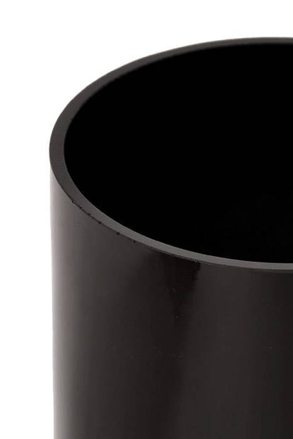 6" X 12" Cylinder Vase Black