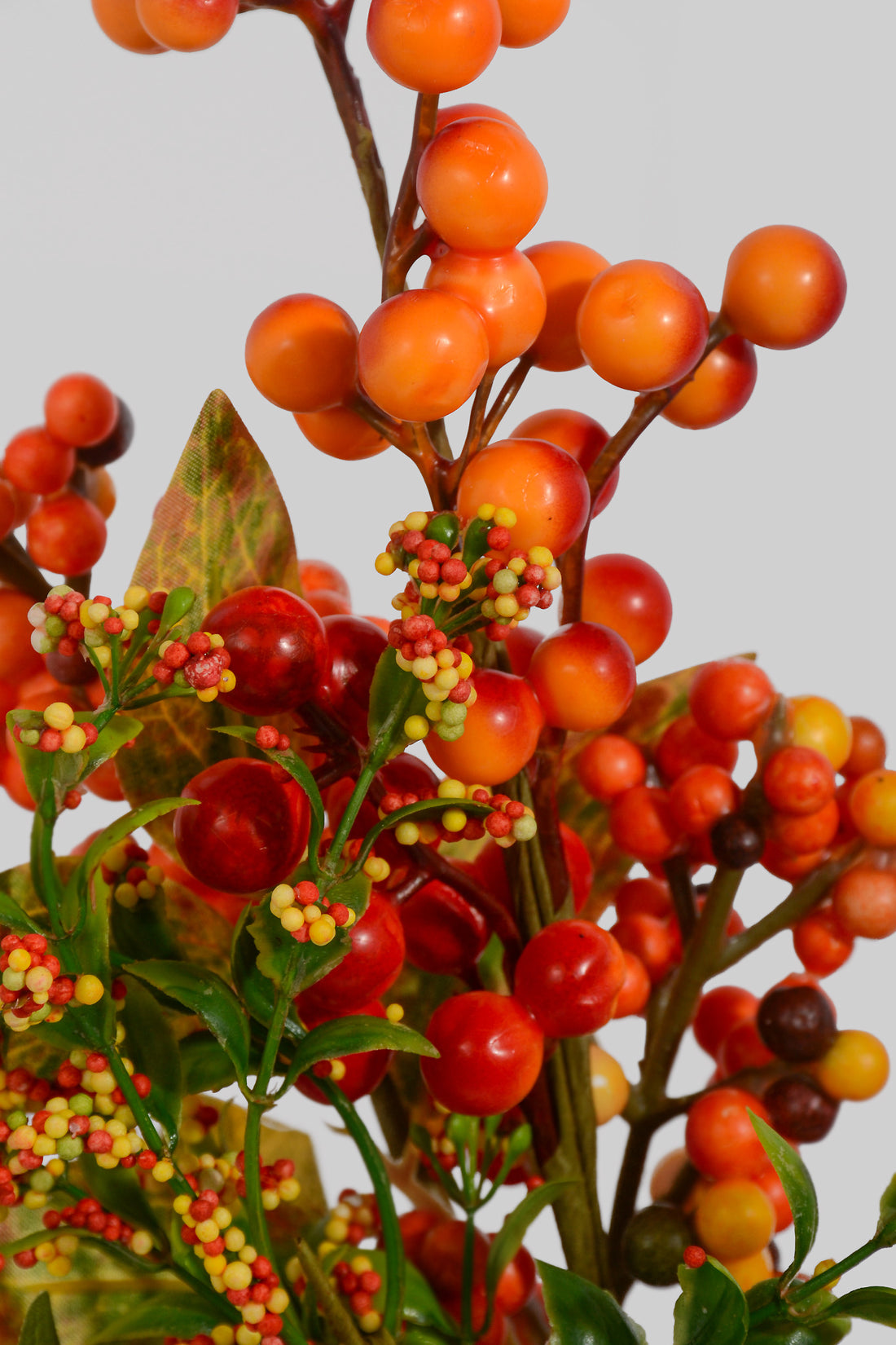 28" Artificial Mix Berry Spray Orange/Green