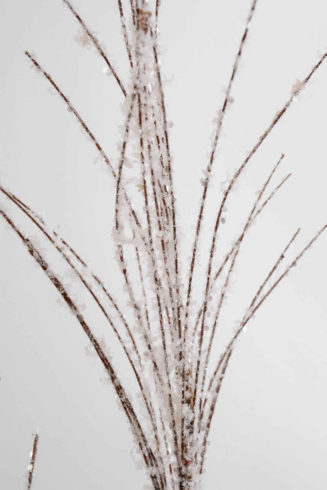 42" Wispy Pine Spray Snow Natural