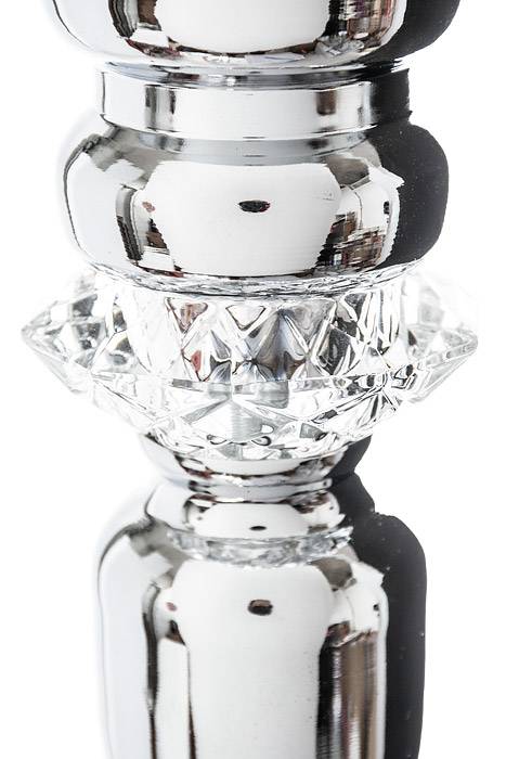 27.5" Metal Bouquet Stand W/rhinestone Silver