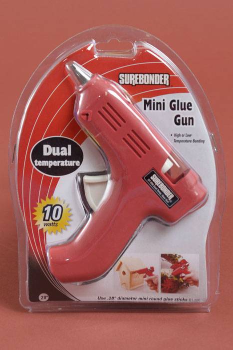 5.5" Mini Hot Glue Gun Red