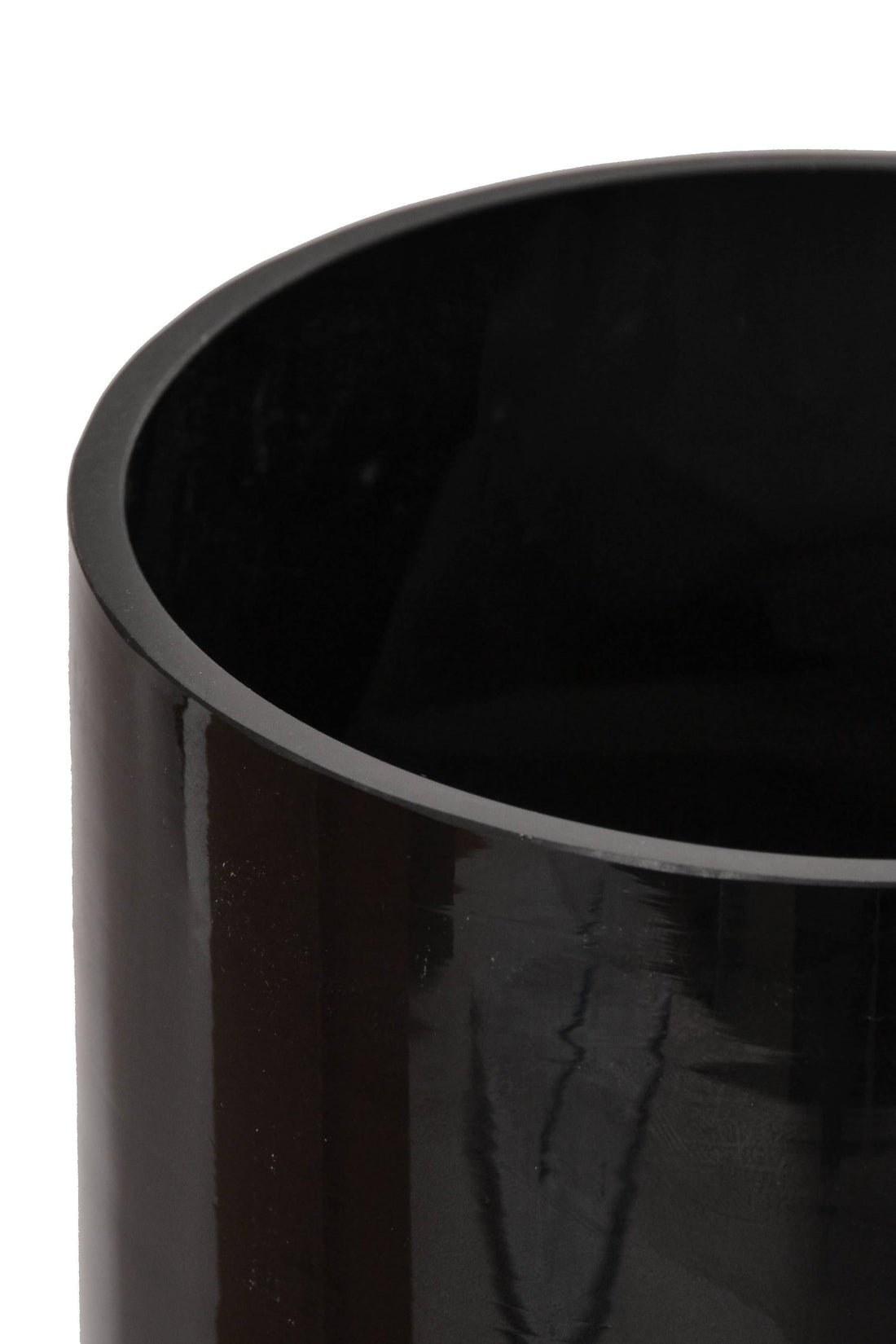 6" X 16" Cylinder Vase Black