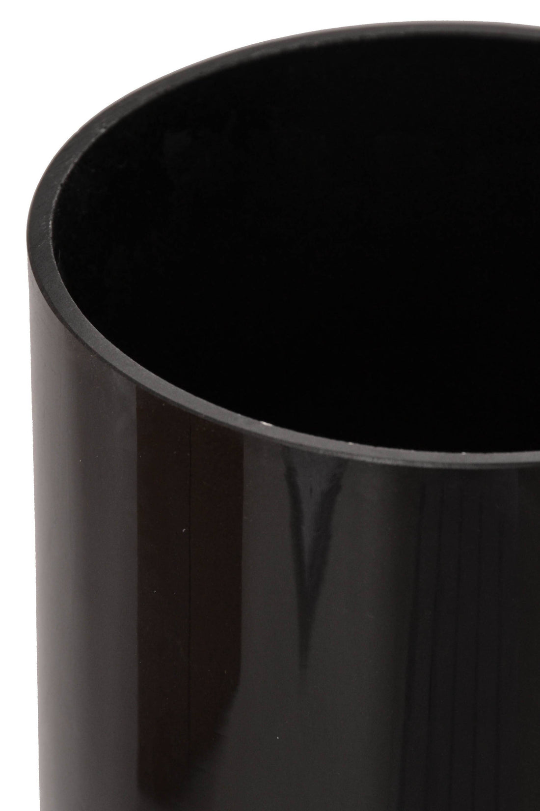 5" X 16" Cylinder Vase Black