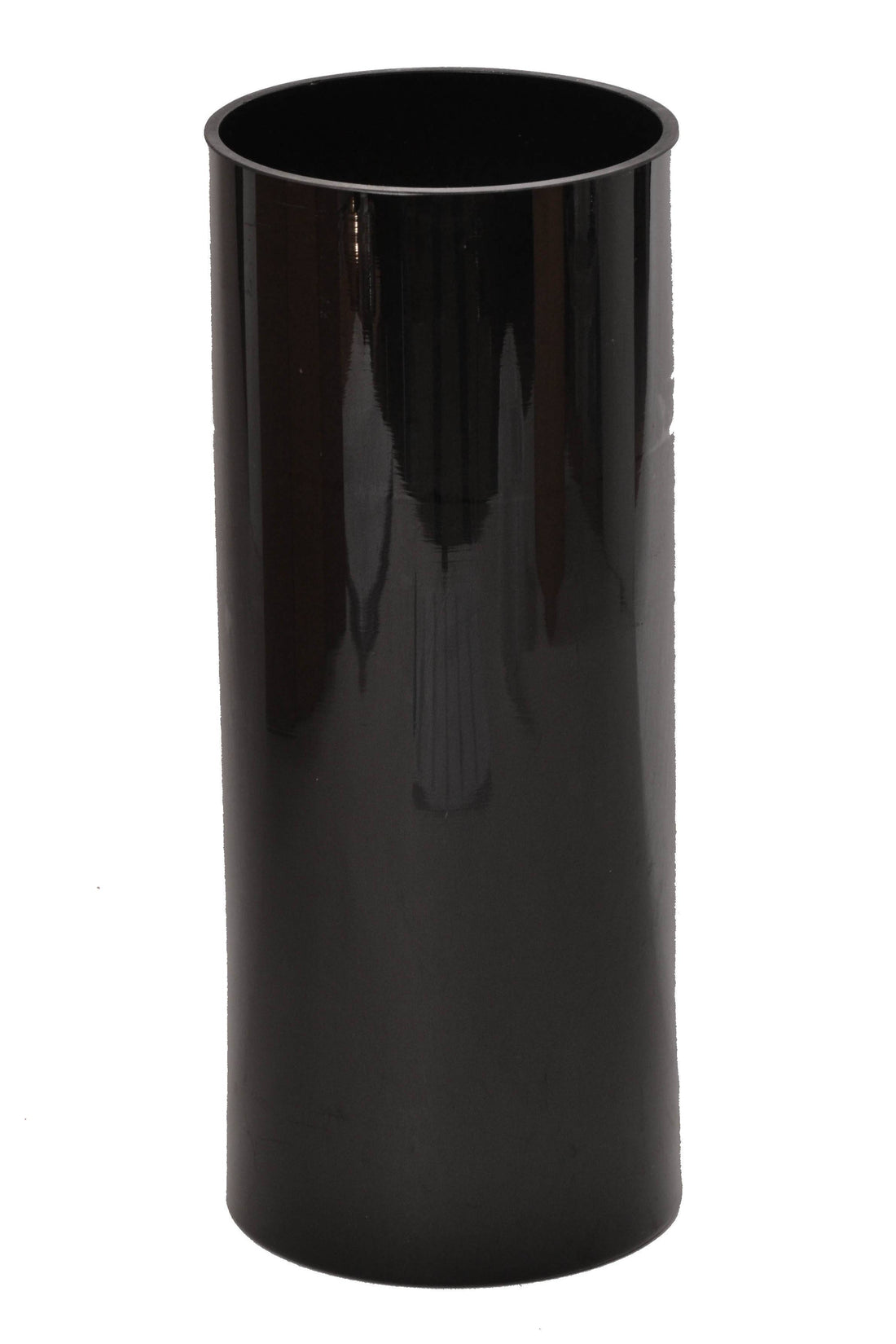 5" X 12" Cylinder Vase Black