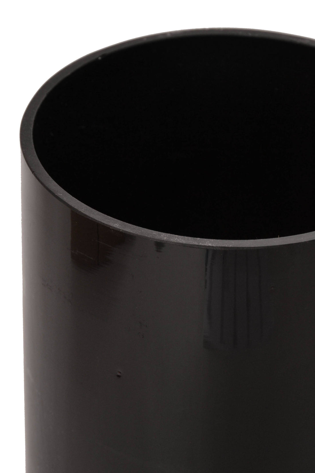 5" X 12" Cylinder Vase Black