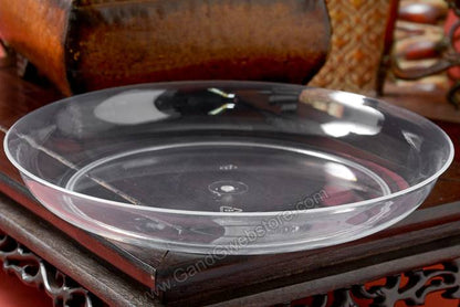 11" Plastic Low Pie Dish Clear Pkg/24