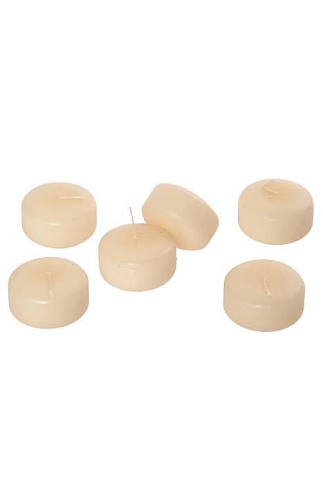 1.75" Floating Candle Disc Ivory Pkg/72
