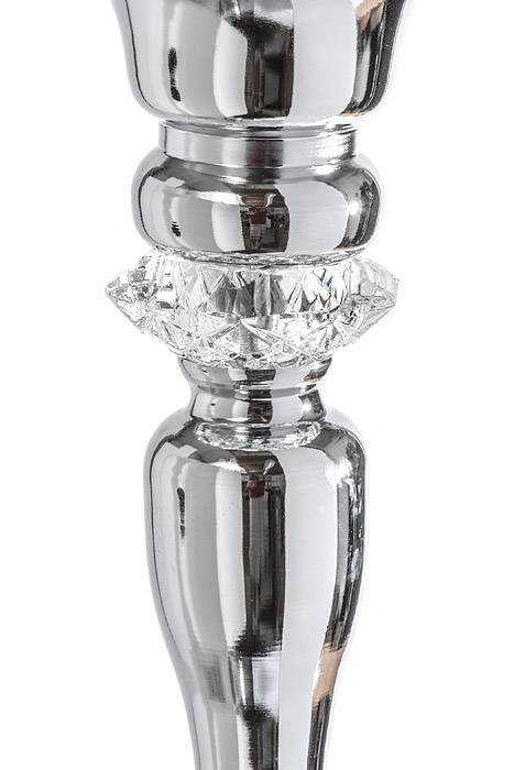 19&quot; Metal Bouquet Stand W/rhinestone Silver