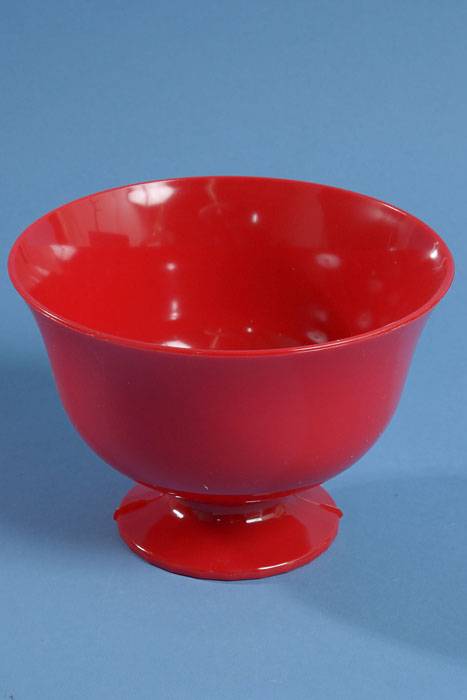 7.25" X 5.25" Plastic Fruit Bowl Red