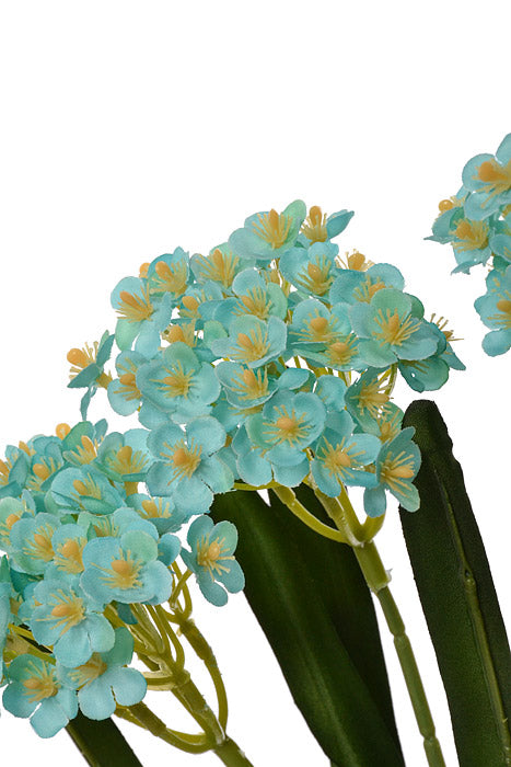 24" Silk Rose Myrtle Bush Aqua