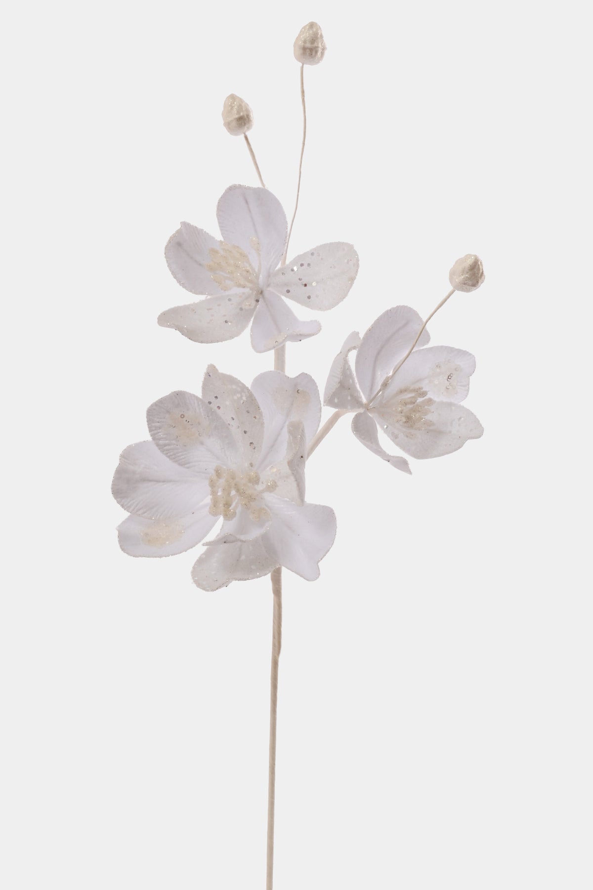 23.5" Saucer Magnolia Spray White