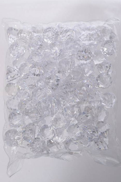 0.75" Acrylic Drop Clear Pkg/1lb