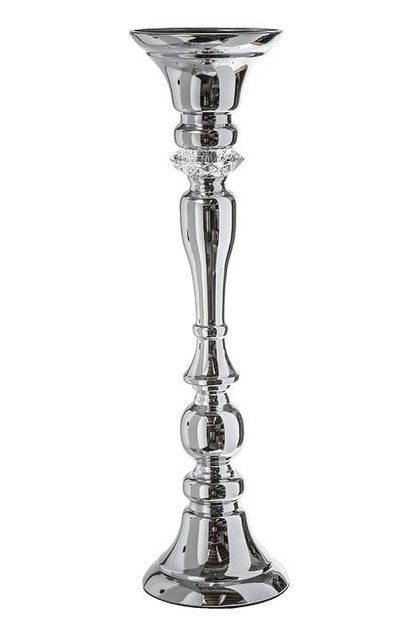 23&quot; Metal Bouquet Stand W/rhinestone Silver