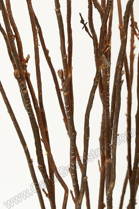 31" Plastic Twig Bush Brown