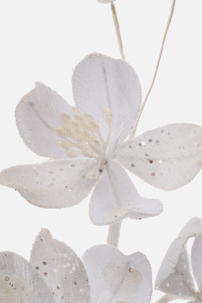 23.5" Saucer Magnolia Spray White