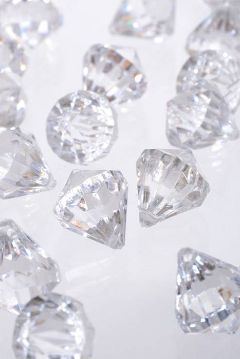 0.75" Acrylic Drop Clear Pkg/1lb