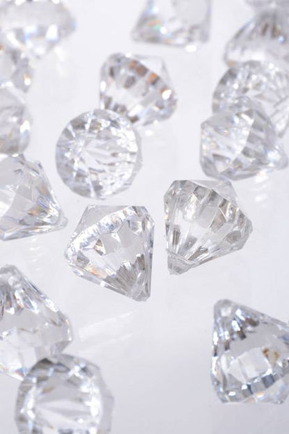 0.75" Acrylic Drop Clear Pkg/1lb